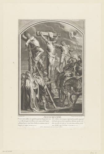 Kruisiging by Michel Aubert