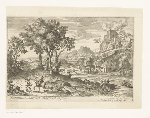 Landschap by Dominique Barrière