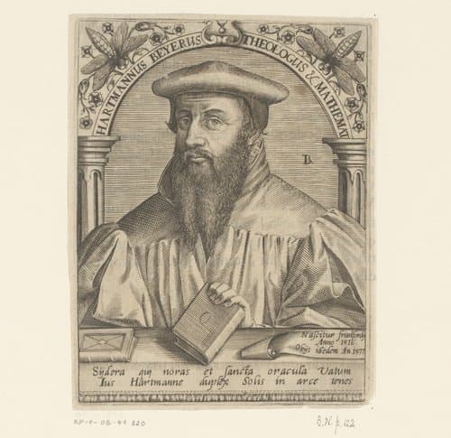Hartmannus Beyerus theologus & mathemat by Robert Boissard