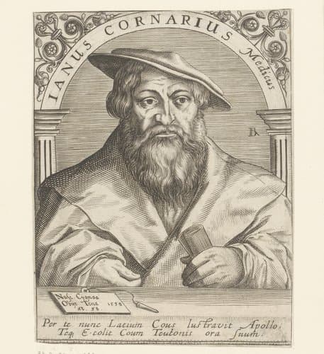 Janus Cornarius Medicus by Robert Boissard