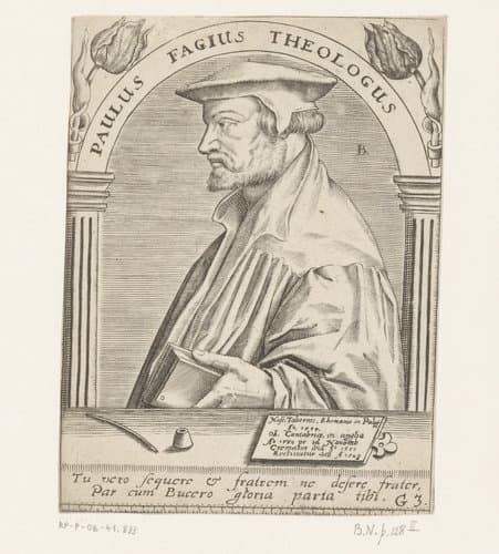 Portret van Paul Fagius by Robert Boissard