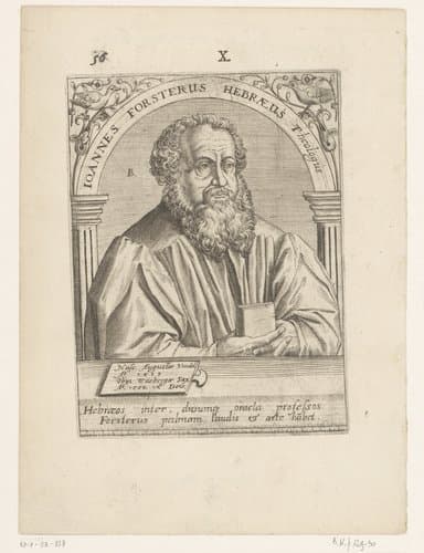 Portret van Johann Forster by Robert Boissard