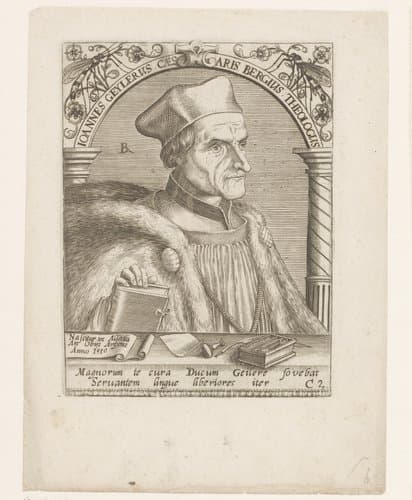 Joannes Geylerus Caesaris Bergius theologus by Robert Boissard