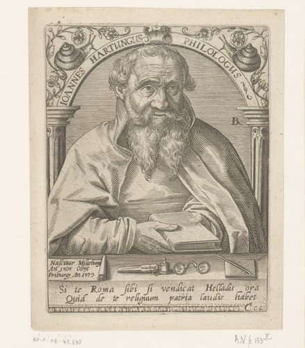 Joannes Hartungus philologus by Robert Boissard