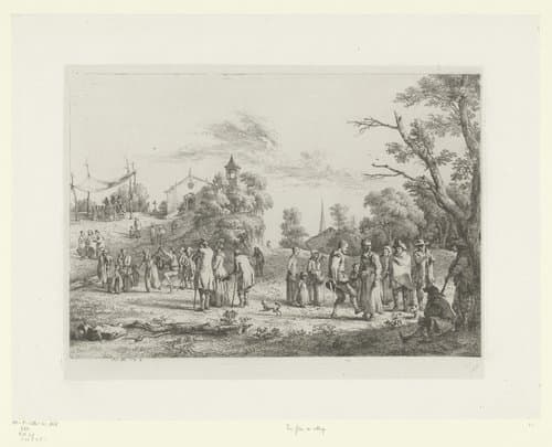 Dorpsfeest by Jean Jacques de Boissieu
