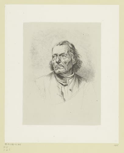 Portret van een onbekende man by Jean Jacques de Boissieu