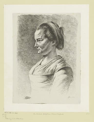 Portret van kindermeisje Joséphine by Jean Jacques de Boissieu