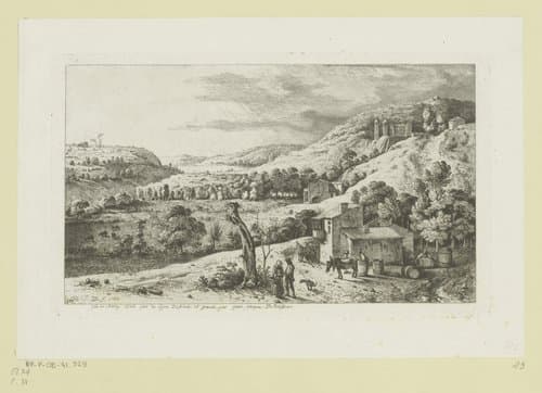 Vue de champ Verd pres de Lyon by Jean Jacques de Boissieu