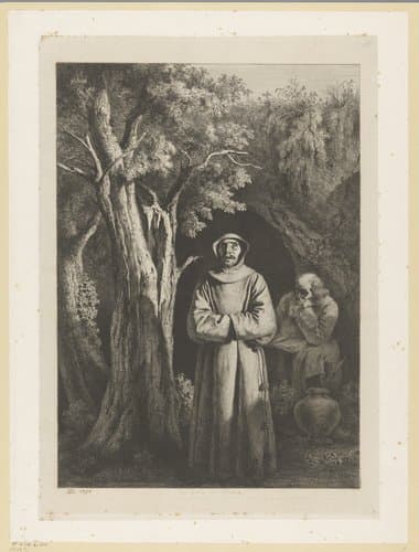Les Pères du Désert by Jean Jacques de Boissieu