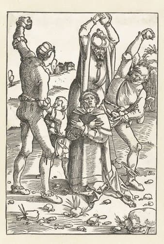 Steniging van heilige Stefanus by Hans Baldung Grien