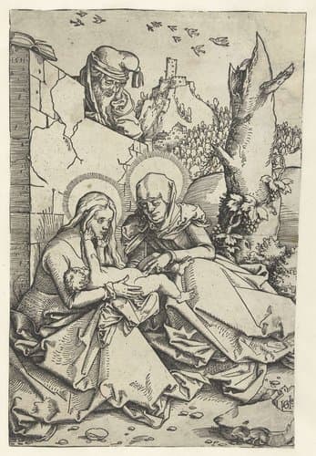 Maria en Kind met Anna en Jozef by Hans Baldung Grien