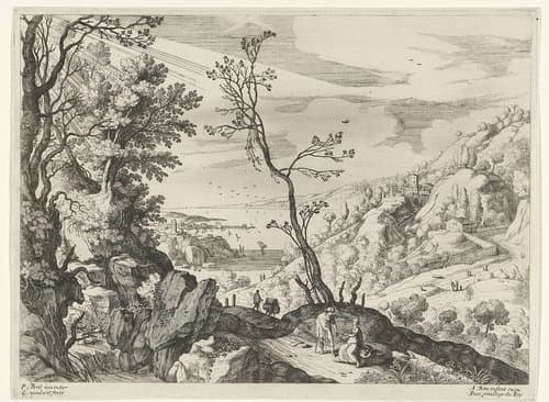 Italiaanse landschappen by Guilliam van Nieulandt (II)