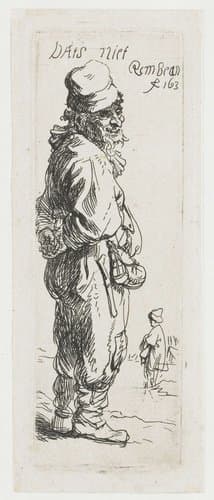 A Peasant Replying ‘dats niet’ (Call that Cold?) by Rembrandt van Rijn