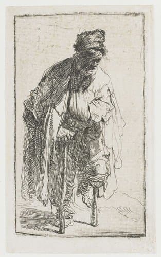 Beggar with a Wooden Leg by Rembrandt van Rijn