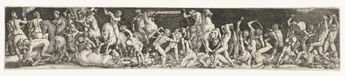 Fries met de overval op Tiberius Gracchus by Barthel Beham