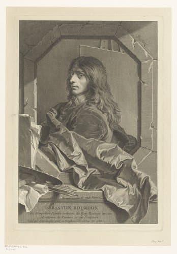 Portret van Sébastien Bourdon by Laurent Cars