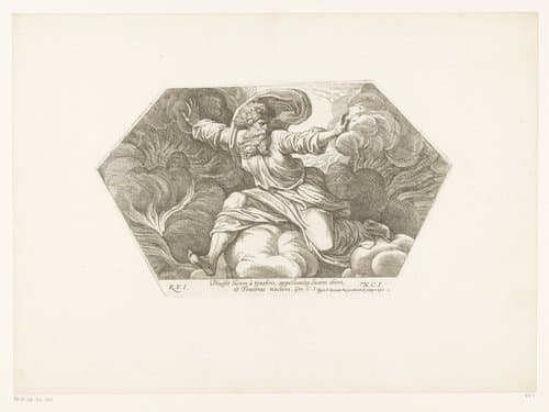God scheidt het licht van de duisternis by Nicolas Chaperon