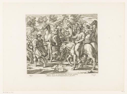 Sacrae Historiae Acta a Raphael Urbin in Vaticanis xystis ad picturae miraculum expressa by Nicolas Chaperon