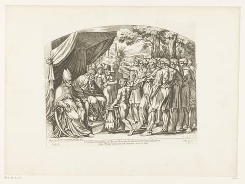 Sacrae Historiae Acta a Raphael Urbin in Vaticanis xystis ad picturae miraculum expressa by Nicolas Chaperon