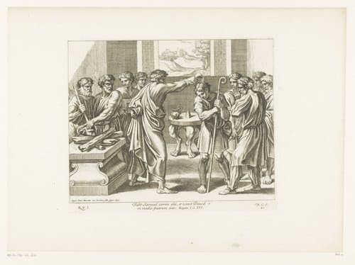 Sacrae Historiae Acta a Raphael Urbin in Vaticanis xystis ad picturae miraculum expressa by Nicolas Chaperon