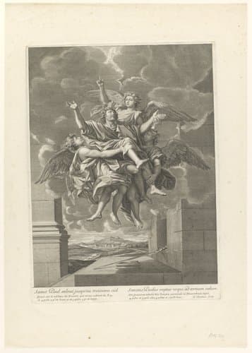 Heilige Paulus in extase by Guillaume Chasteau
