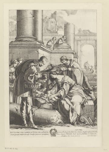 Aanbidding door de herders by François Chauveau