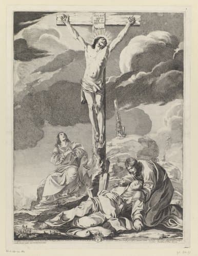 Christus aan het kruis by François Chauveau