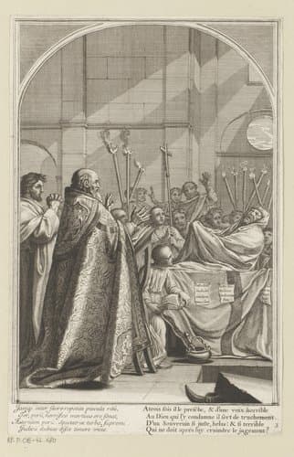 Raymond Diocrès kondigt zijn verdoemenis aan by François Chauveau