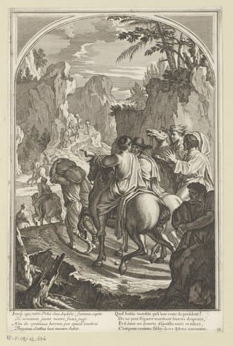 Reis van de Heilige Bruno en zijn metgezellen naar la Chartreuse by François Chauveau