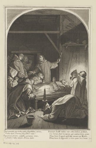 Dood van de Heilige Bruno by François Chauveau