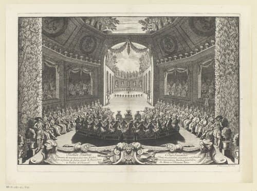 Seconde Journée. Concerts de musique (...) dans le jardin de Trianon by François Chauveau