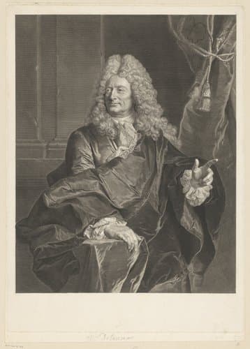 Portret van Nicolas de Launay by François Chéreau (I)