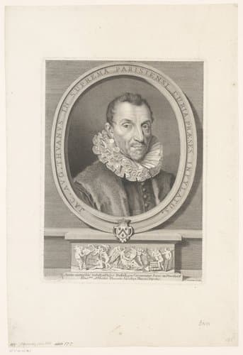 Portret van Jacques-Auguste de Thou by Jacques Chéreau