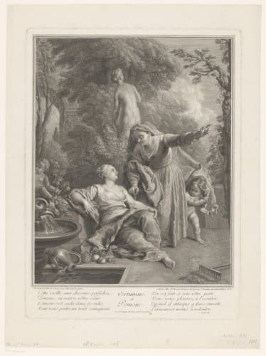 Vertumnus en Pomona by Jacques Chéreau