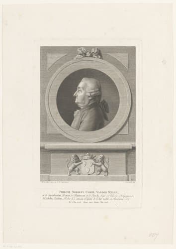 Portret van Philippe Norbert Vander Meere by Jacques Louis Copia