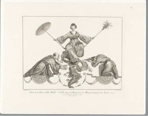 Serie van Aziatische taferelen uit de collectie van het Château de la Muette