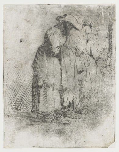 Beggar Man and Woman by Rembrandt van Rijn