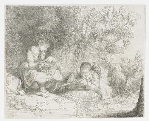 Uilenspiegel by Rembrandt van Rijn