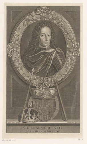 Portret van koning Willem III by Étienne Desrochers