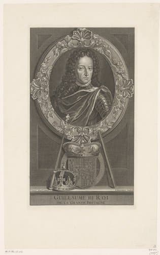Portret van koning Willem III by Étienne Desrochers