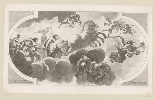 Strijdwagen van Apollo by Michel Dorigny