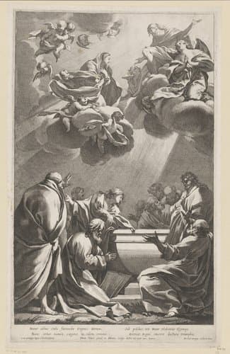 Hemelvaart van Maria by Michel Dorigny