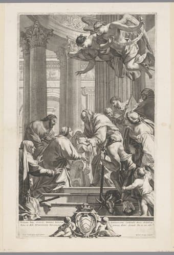 Presentatie in de tempel by Michel Dorigny