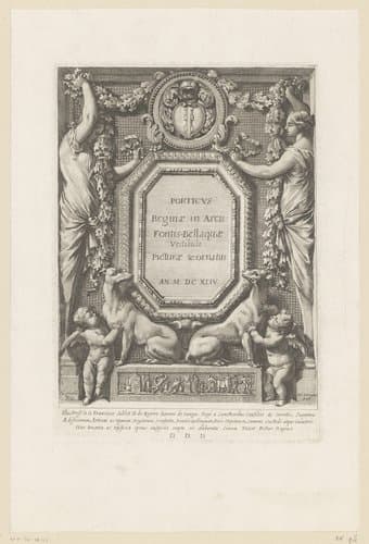 Serie van prenten naar de schilderijen van Fontainebleau