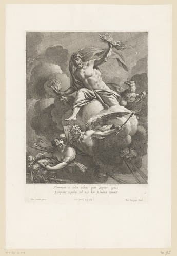 Serie van prenten naar de schilderijen van Fontainebleau by Michel Dorigny