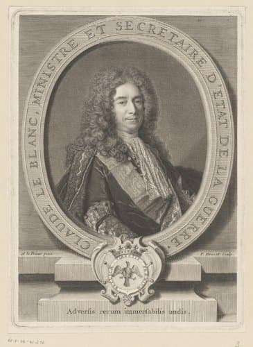 Portret van Claude le Blanc