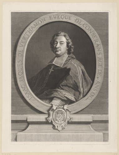 Portret van Isaac-Jacques de Verthamon de Chalucet op 41-jarige leeftijd by Pierre Imbert Drevet