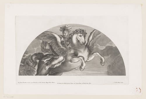 Perseus op Pegasus by Charles de La Haye