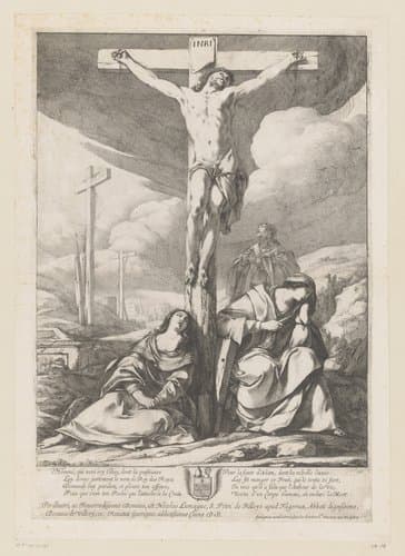 Kruisiging van Christus by Laurent de La Hire