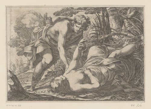 Apollo en Clytia by Laurent de La Hire